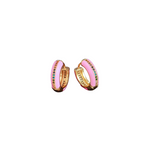 Riva Rainbow Enamel Hoops - more colors
