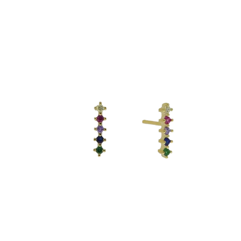 Cinco Party Stud - rainbow