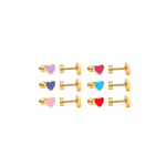 Color my Heart Studs (more colors)