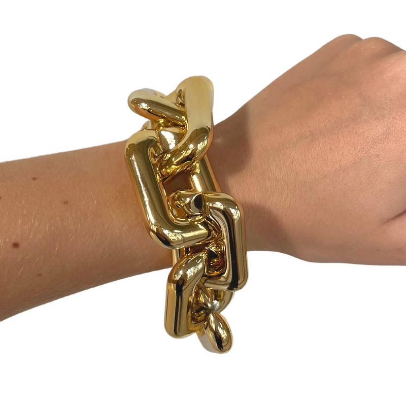 Jumbo Square Link Bracelet - Wholesale