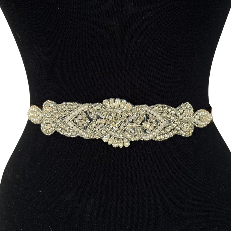 Isabel Tie Belt - Black