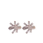 Small Silver Bowknot Studs