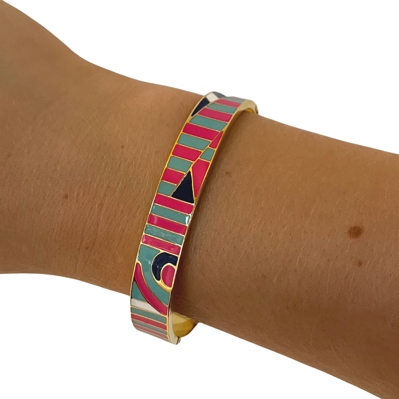 Emelia Enamel Geo Bracelet