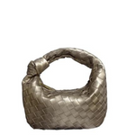 Braided Hattie Bag - Metallic Bronze
