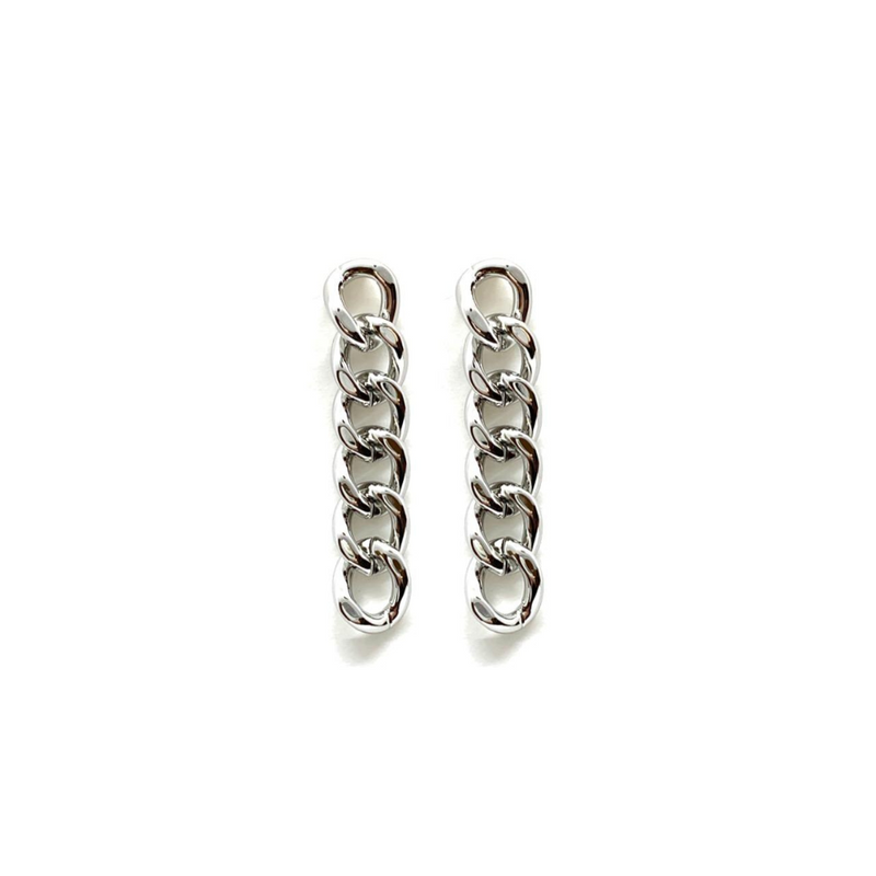 Chain Link Drops -silver