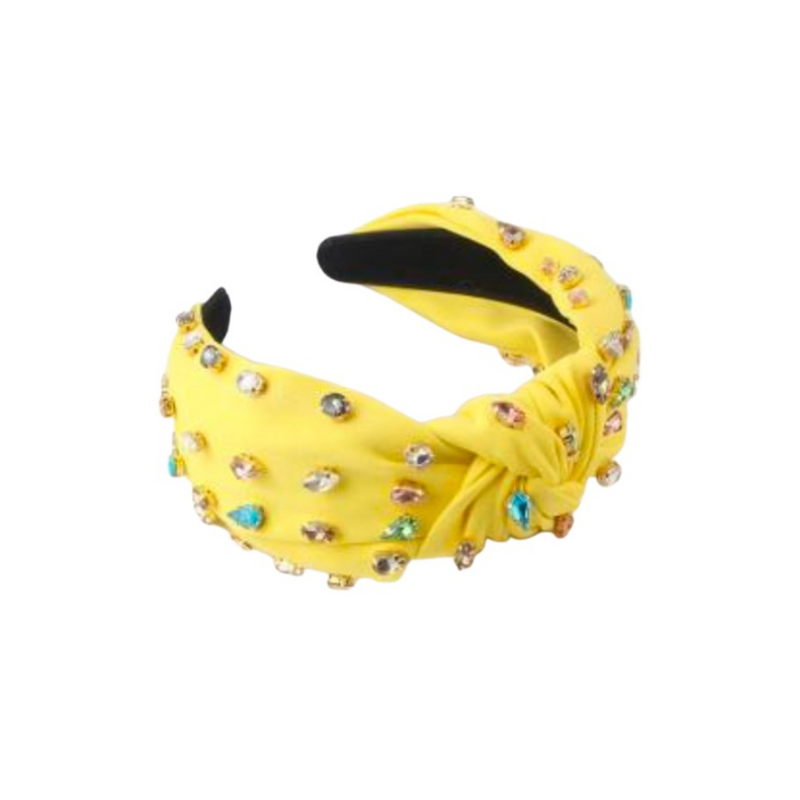 Bejeweled Headband - Yellow