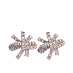 Large Bowknot Studs - silver (case pack of 2)-wholesale