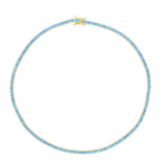 Turquoise Tennis Necklace