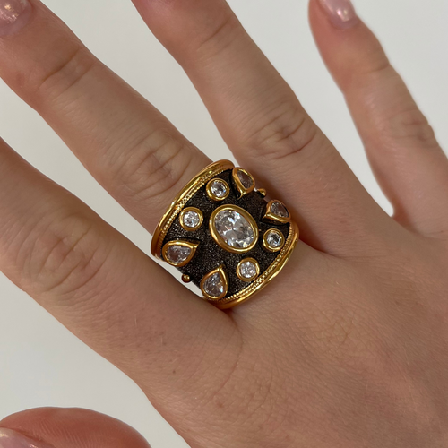 Osiris Ring - hematite
