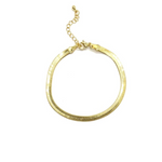 Gold Herringbone Bracelet