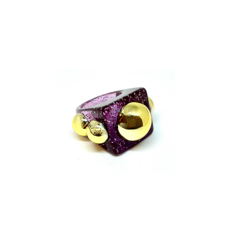 Hip To Be Square Ring-Purple