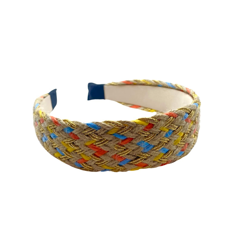 Jute Braided Bright Headband