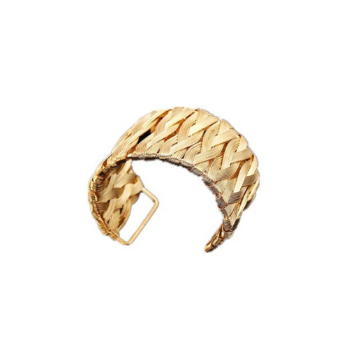 Gold Braided Cuff