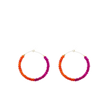 Sugar Gem Hoops-orange raspberry