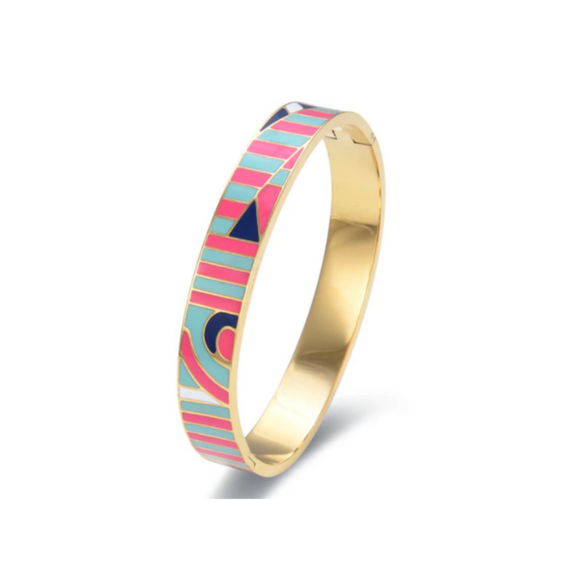 Emelia Enamel Geo Bracelet
