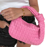 Braided Hattie Bag - Pink