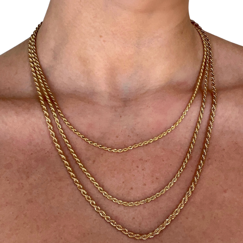 Braided Layers Necklace - Gold - VICI