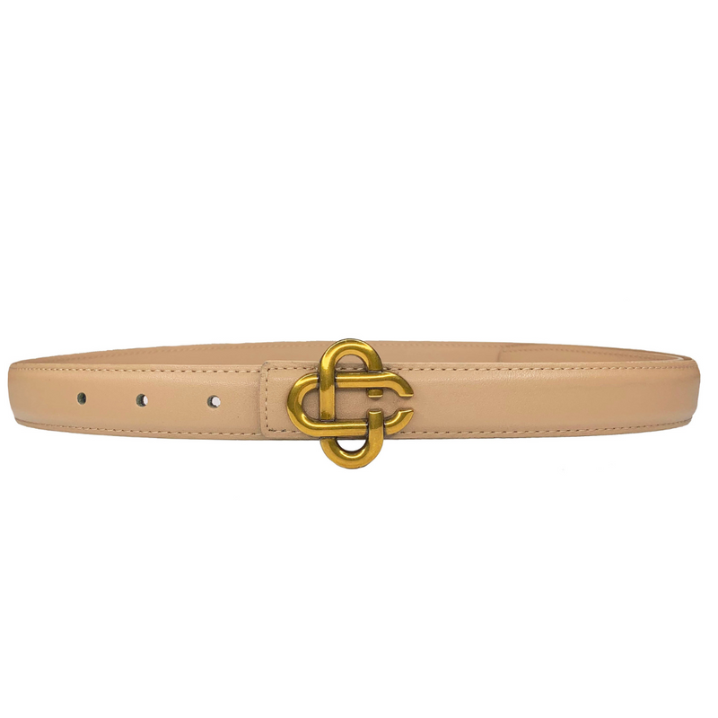 Criss Cross Belt - Tan