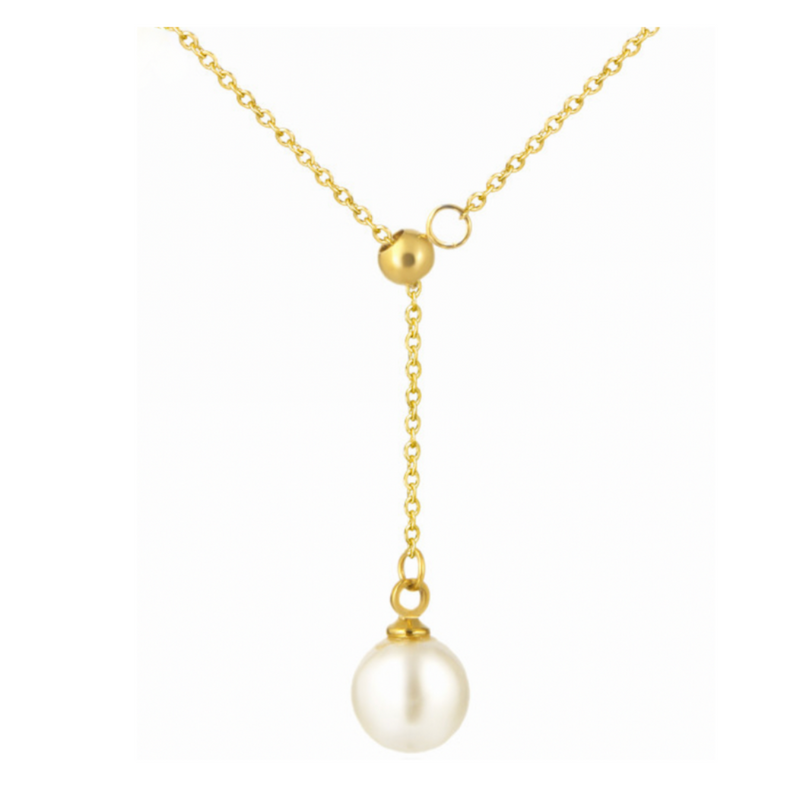 Pearl Drop Lariat