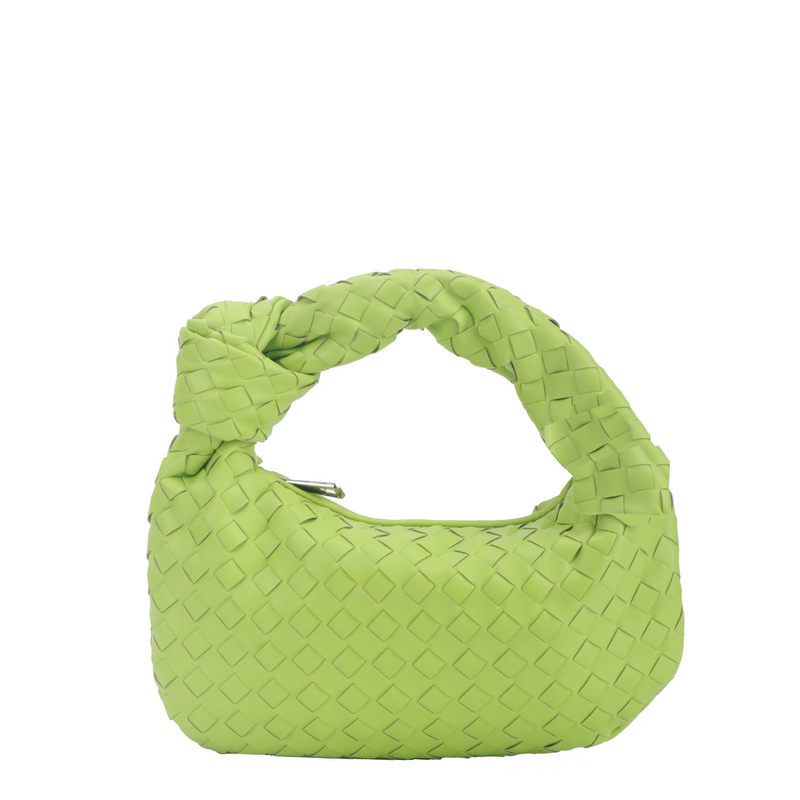Braided Hattie Bag - Lime