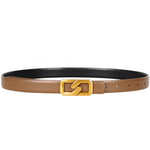 Gold Link Belt - Brown