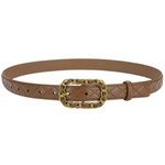 Brixton Belt - Mushroom