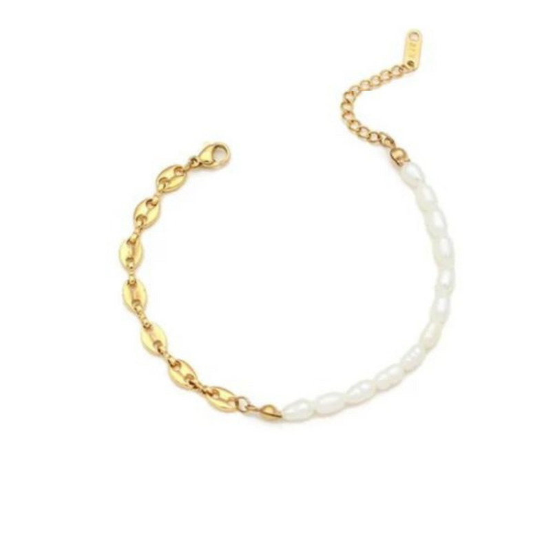 Chic Pearl Chain Bracelet