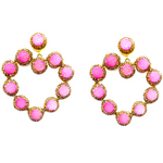 Druzy Heart Drops