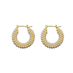 Perfect Pearl Hoops