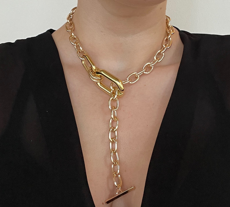 Large Loop Chain Necklace