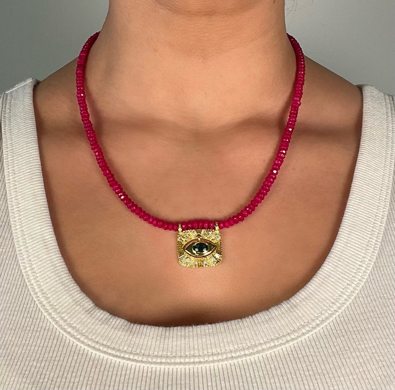 Eye Love Charm Necklace - wholesale