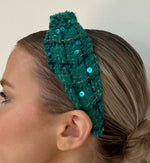 Sparkle Plaid Headband