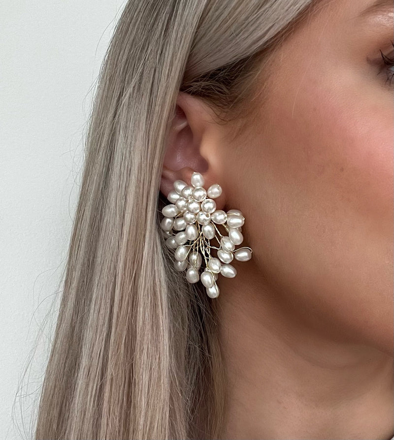Pearl Burst Earrings