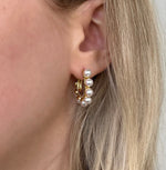 Touch of Pearl Hoops