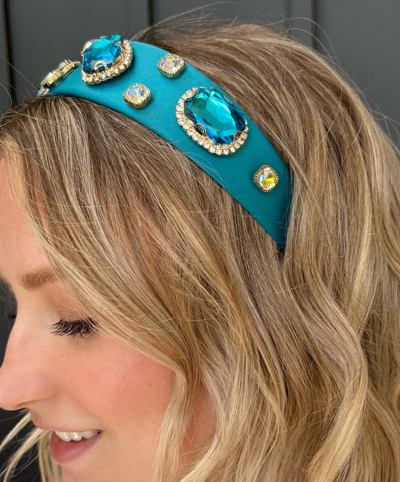 Turquoise Gem Headband