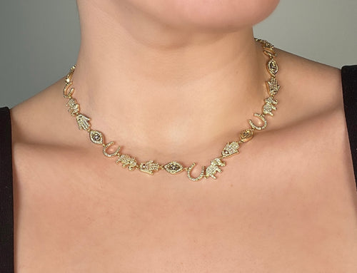 Gold Mantra Necklace - wholesale