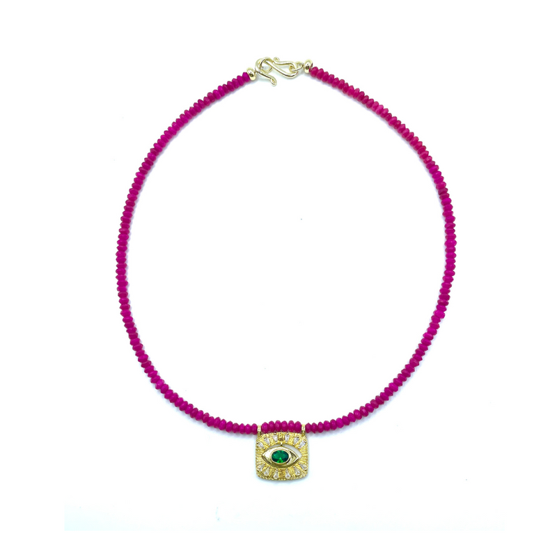 Eye Love Charm Necklace - wholesale