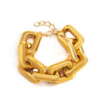 Jumbo Square Link Bracelet - Wholesale