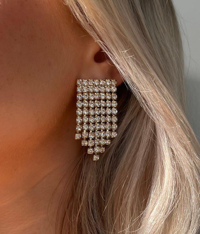 Raining Pave Diamond Earring