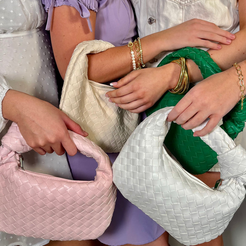 Braided Hattie Bag - Ivory
