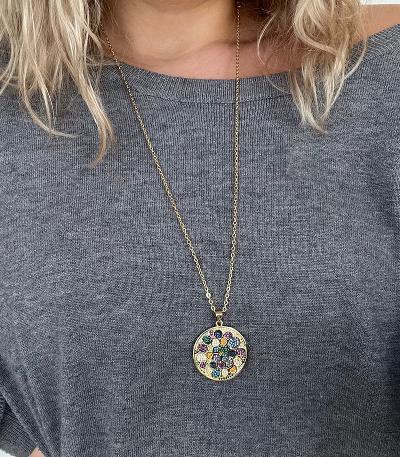 Circle Charm Necklace