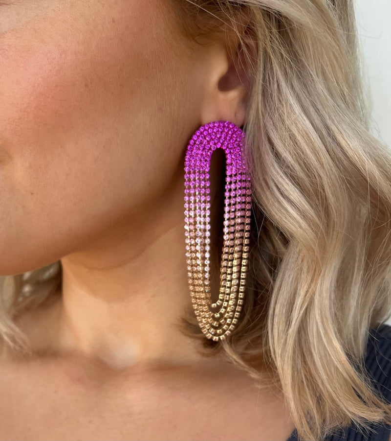 Circular Studded Loop Drops