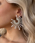 Pearl Wreath Hoops