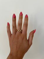 Infinity Pave Gold Ring-wholesale