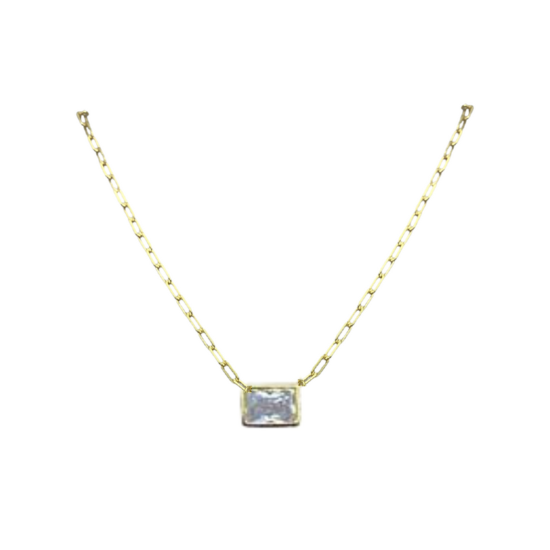 Paperclip Dainty Gem