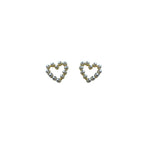 Pearl Heart Stud