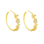 Pave LOVE Hoops
