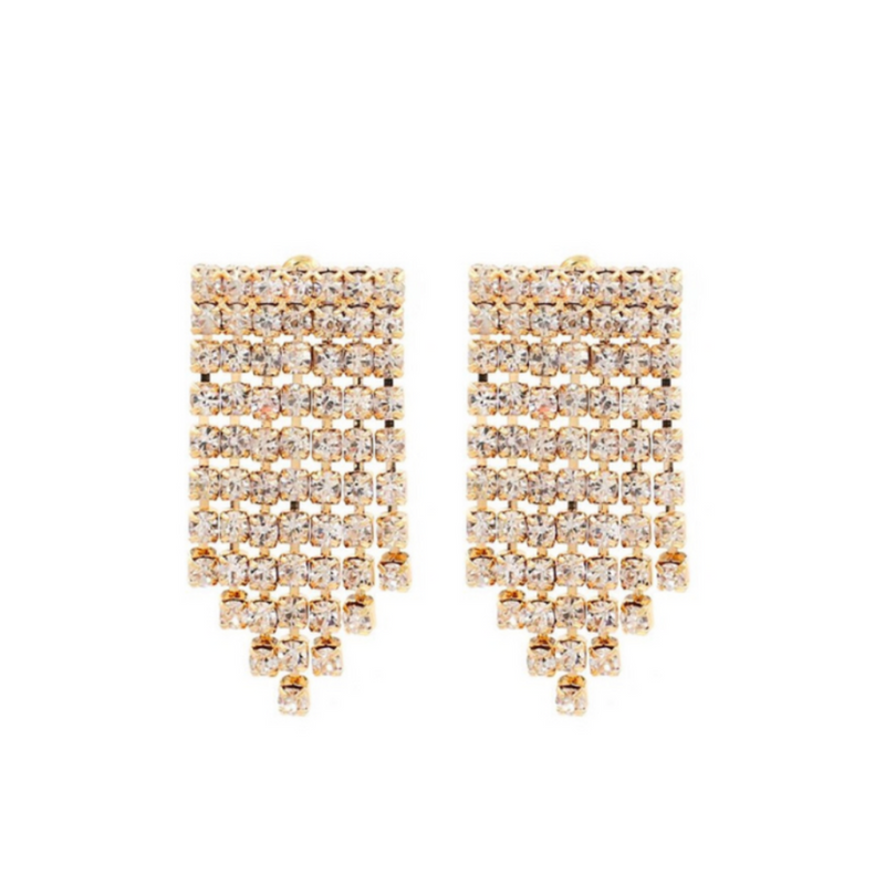 Raining Pave Diamond Earring