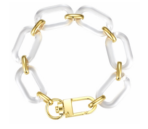 Lucite Link Bracelet - more colors