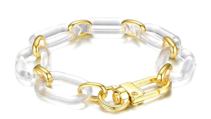 Lucite Link Bracelet - more colors